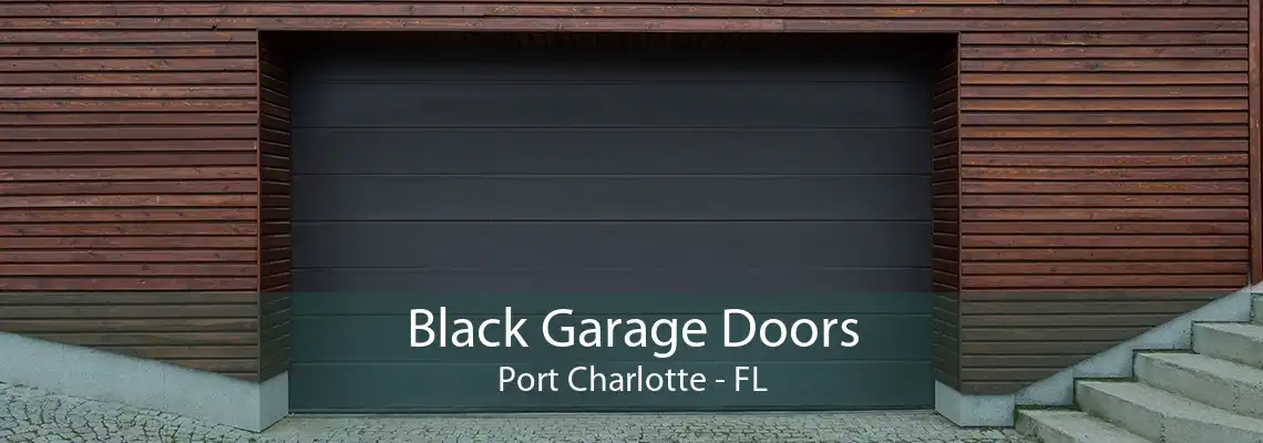 Black Garage Doors Port Charlotte - FL