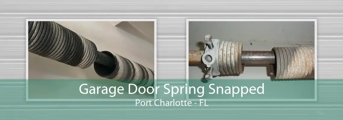 Garage Door Spring Snapped Port Charlotte - FL